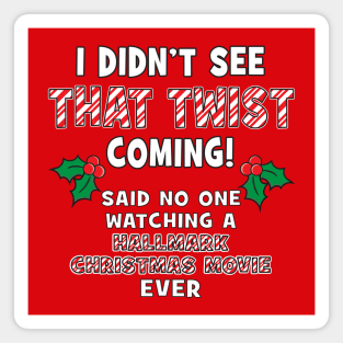 Hallmark Christmas Movie Lover Magnet